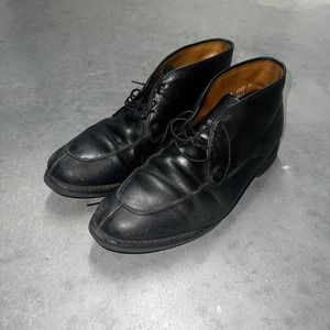 Allen Edmonds TATE Chukka Boots Mens 10 D Black Leather Ankle USA Made